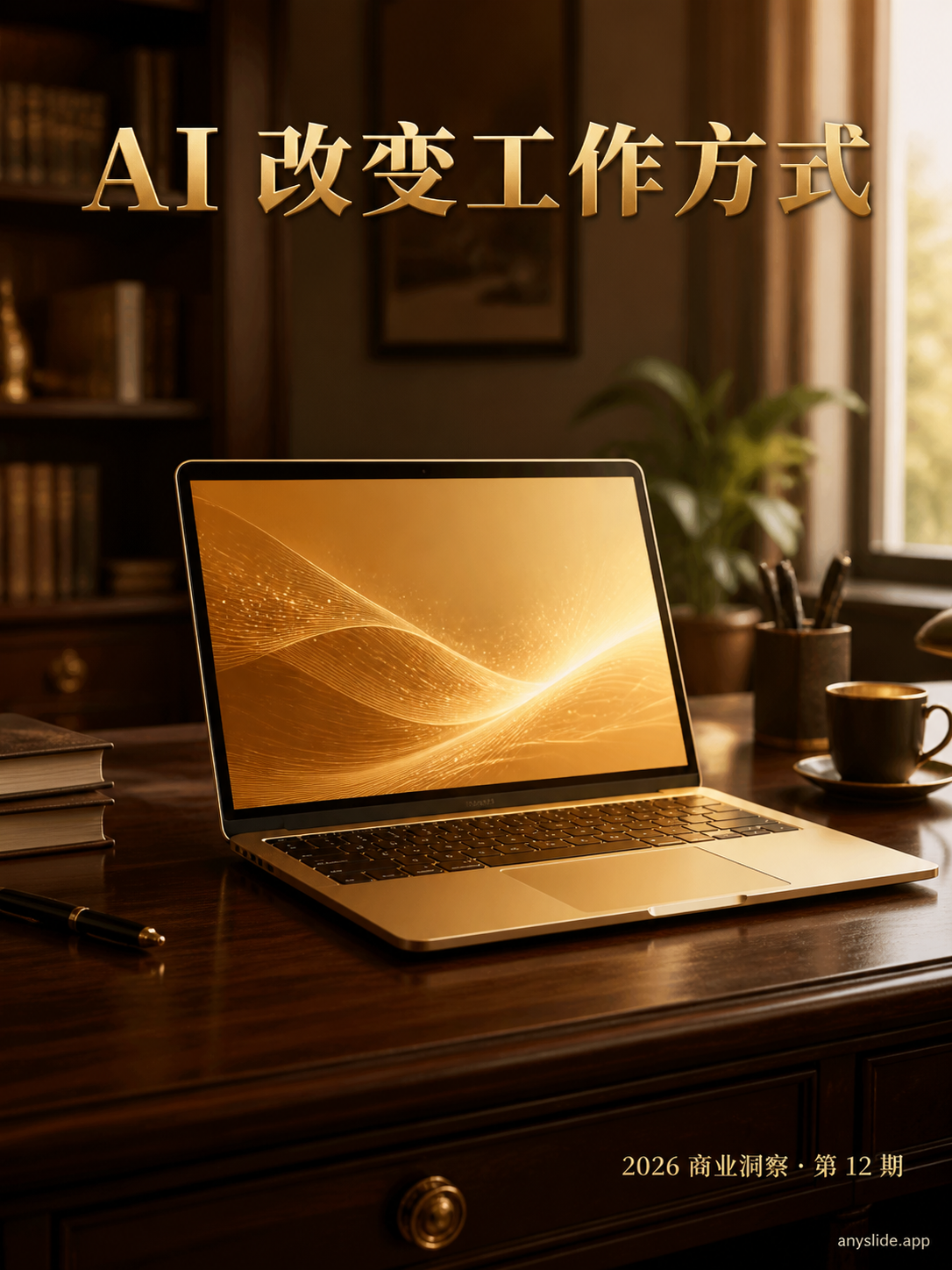 AI Reshapes Work · Business Cover