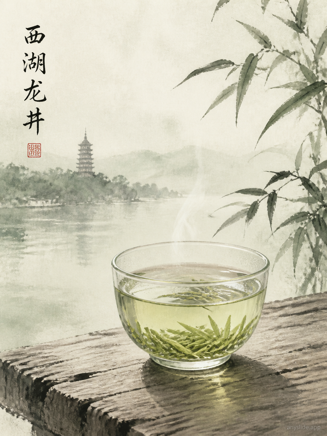 West Lake Longjing · Ink Style